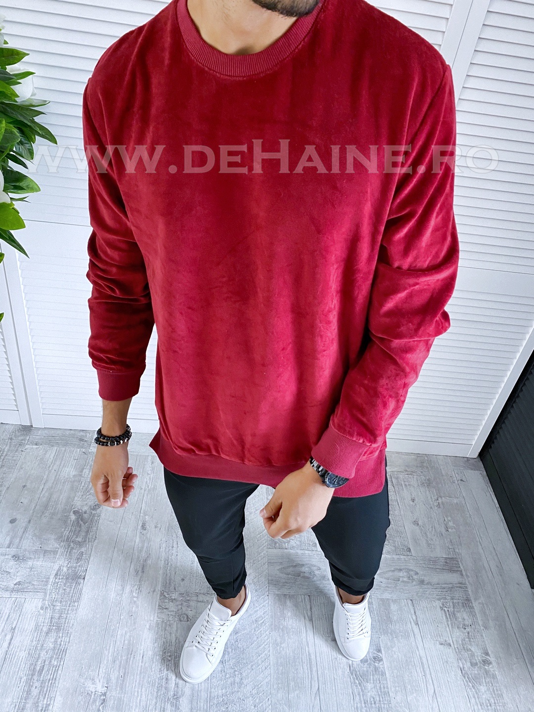 Bluza barbati grena slim fit 2662 n5-3